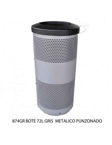 Contenedor metalico punzonado 72L...